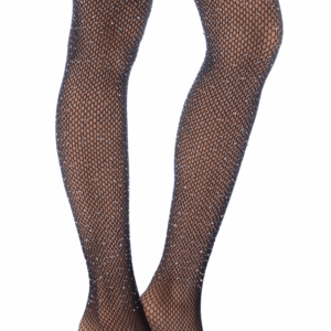 Bas Résille Noirs Avec Strass Scintillants Pour Look Glamour Et Séduisant