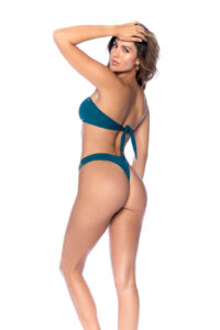 Ensemble Bikini Bandeau Portugal Transparent Style Thong Sans Marque de Bronzage – Image 3