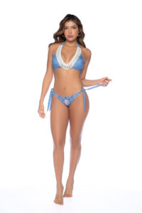 Maillot de bain bandana à franges style western deux pièces élégant – Image 2