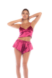 Ensemble Satin Deux Pièces Luxe avec Strass Scintillants – Twinkle Twinkle Star – Image 5