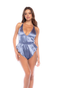 Combishort Satinée Twinkle Twinkle Star avec Strass Scintillants Élégants – Image 2