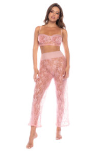 Yours Truly Dentelle Haut et Pantalon – Ensemble Élégant Deux Pièces – Image 2