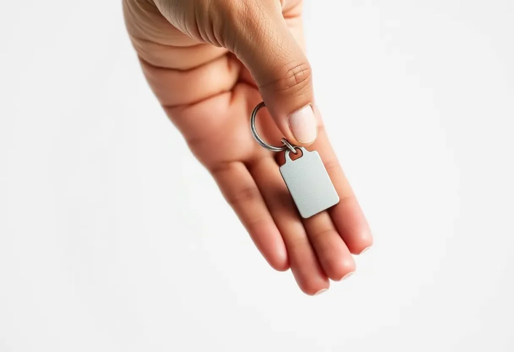 Une main tenant une clé USB simple, symbole de liberté pour choisir ce qui compte dans la vie