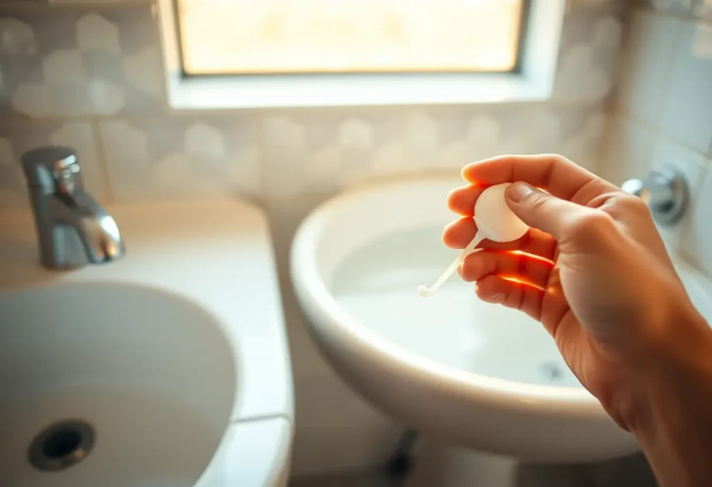 Mainenance de l'hygiène intime dans la salle de bains