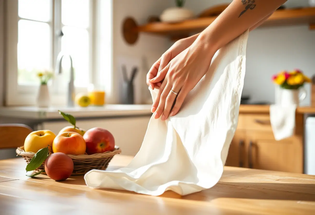 Entretien des culottes menstruelles en cuisine